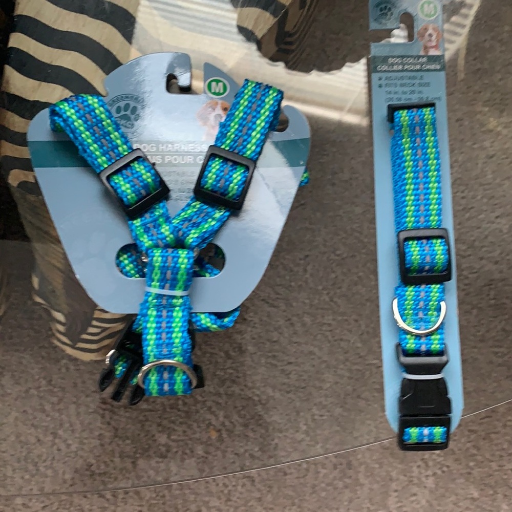 Dog Collar and Dog Harness